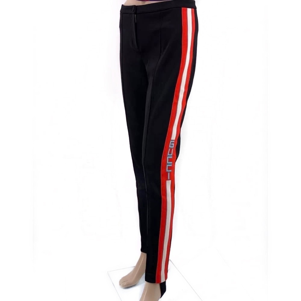 GUCCI Technical Jersey Stirrup Leggings w/ Logo - Picture 9 of 12